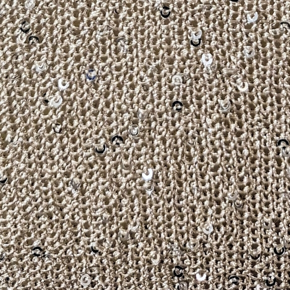 Free People Open Back Sequin Sweater ‘All that Glitters’ Small - Picture 3 of 9